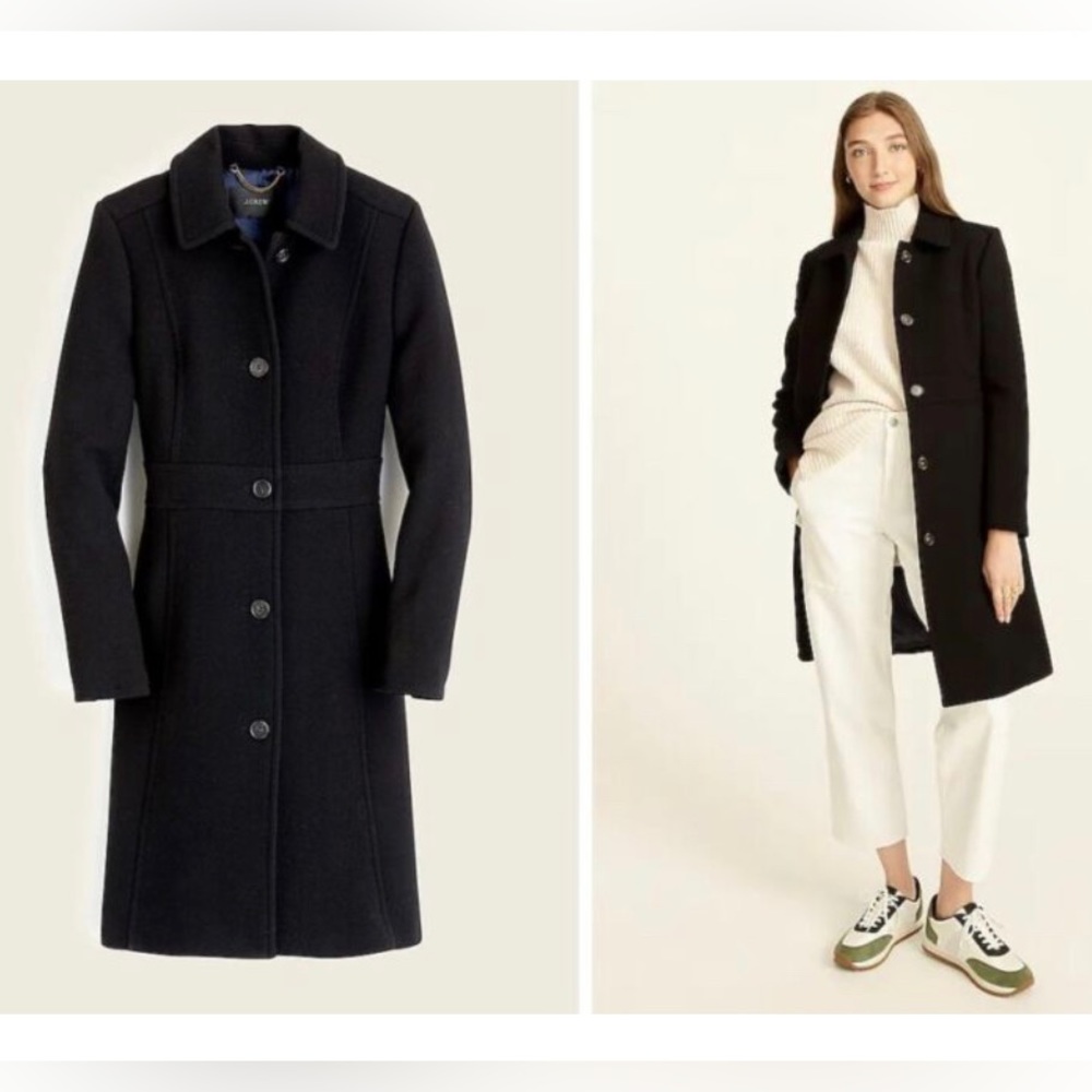 Jcrew 2p ladycoat. Only worn a few times. Selling because it is too small for me